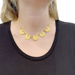 Collier Buccellati, "Feuilles", or jaune. - Castafiore