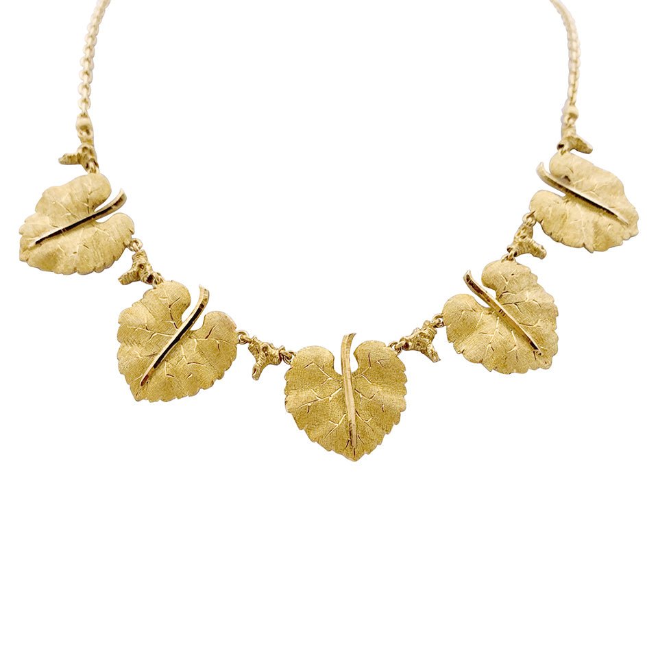 Collier Buccellati, "Feuilles", or jaune. - Castafiore