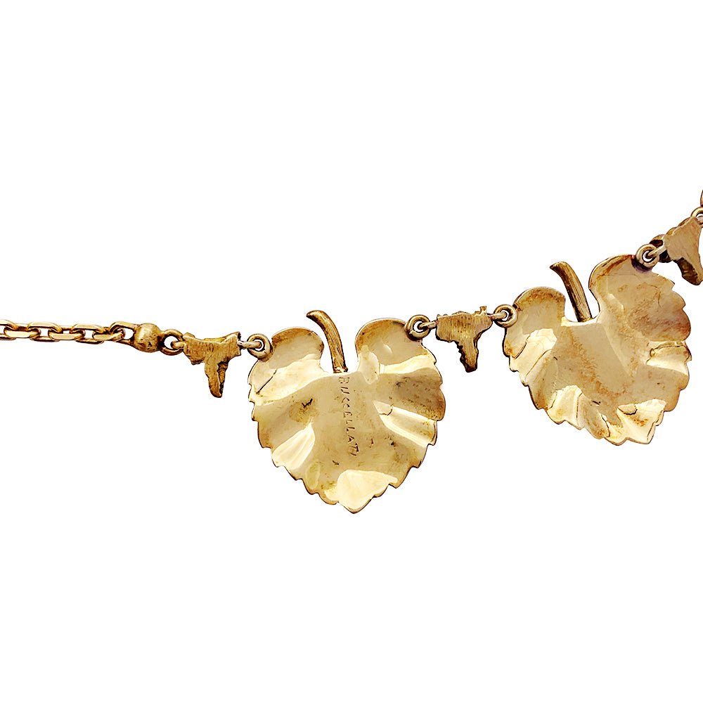 Collier Buccellati, "Feuilles", or jaune. - Castafiore