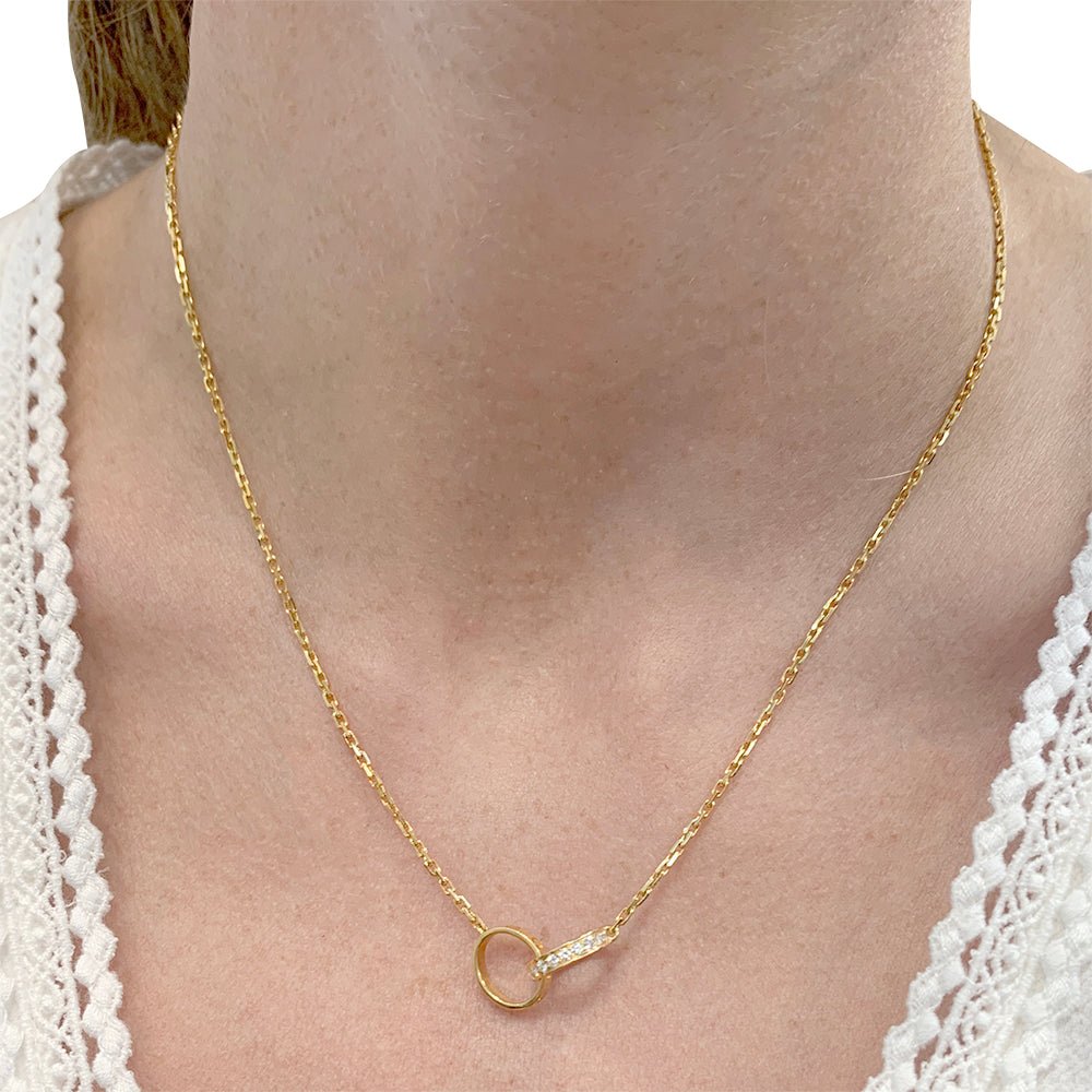 Collier CARTIER "Love", en or jaune et diamants - Castafiore
