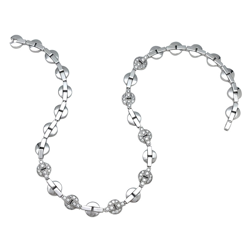 Collier CARTIER modèle "Himalia" en or blanc, diamants