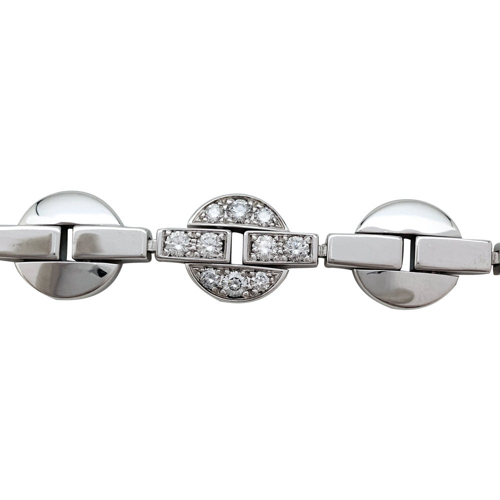 Collier CARTIER modèle "Himalia" en or blanc, diamants - Castafiore