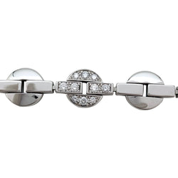 Collier CARTIER modèle "Himalia" en or blanc, diamants - Castafiore