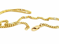 Collier Chaîne en or jaune et diamants - Castafiore
