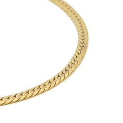 Collier Chaîne maille anglaise en or jaune - Castafiore