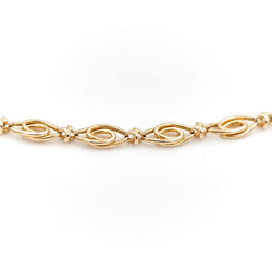 Collier Chaîne maille fantaisie en or jaune - Castafiore