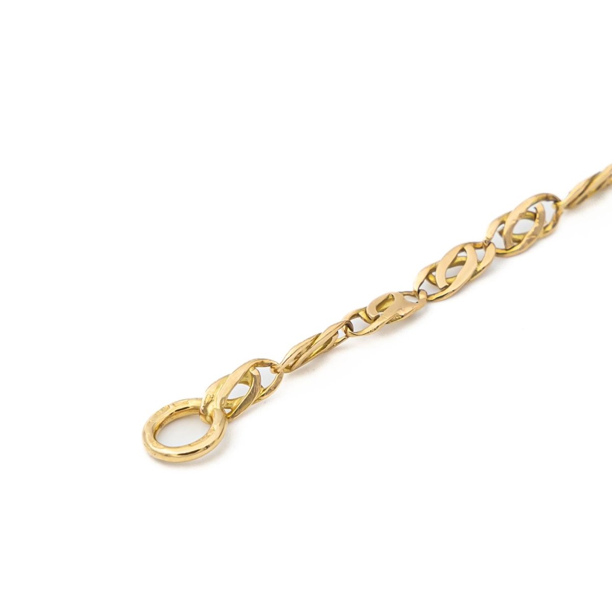 Collier Chaîne maille fantaisie en or jaune - Castafiore