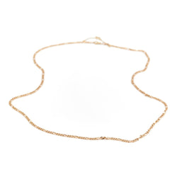 Collier Chaîne maille figaro en or jaune - Castafiore