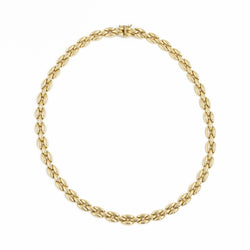 Collier Chaîne maille grain de riz en or jaune - Castafiore