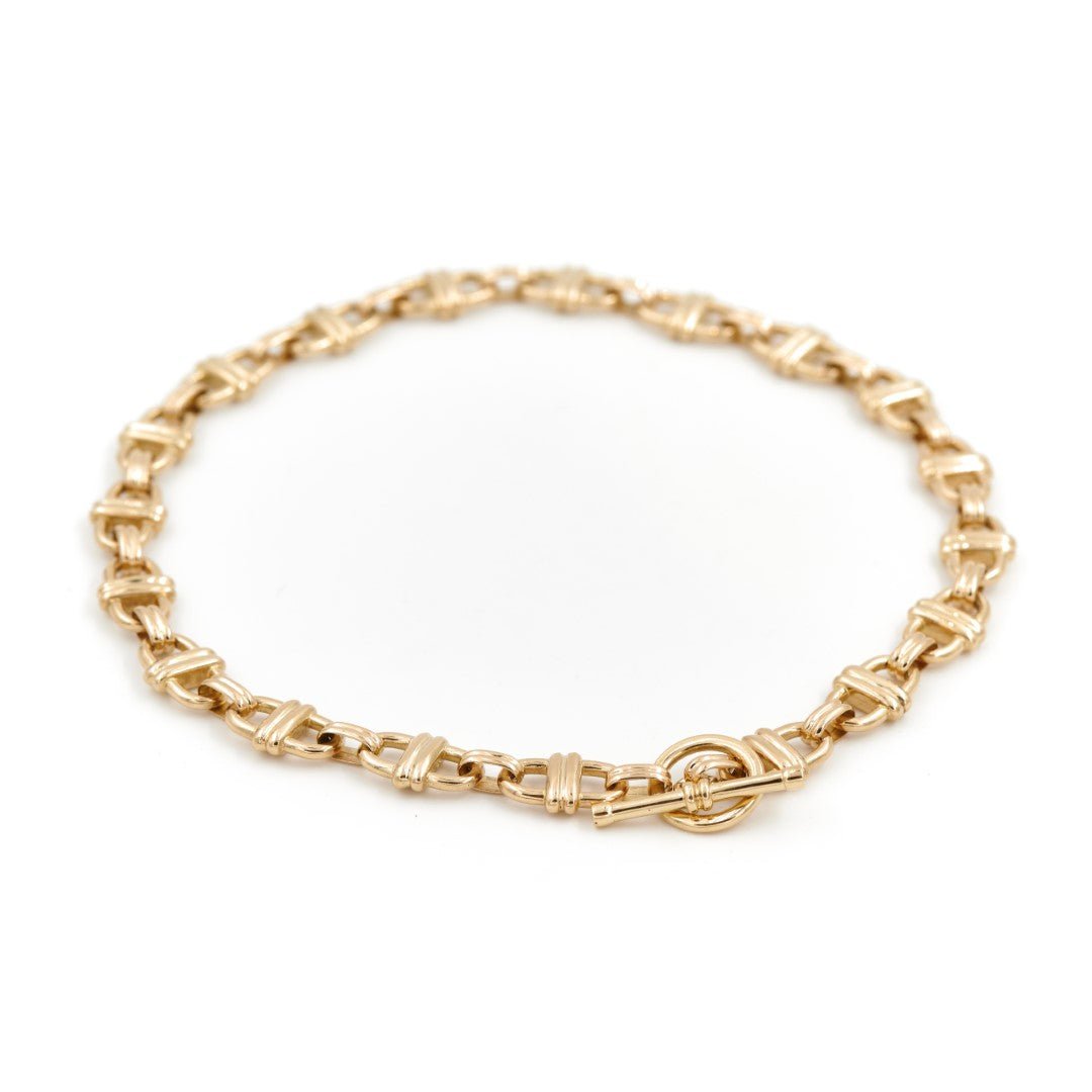 Collier Chaîne maille marine en or jaune - Castafiore
