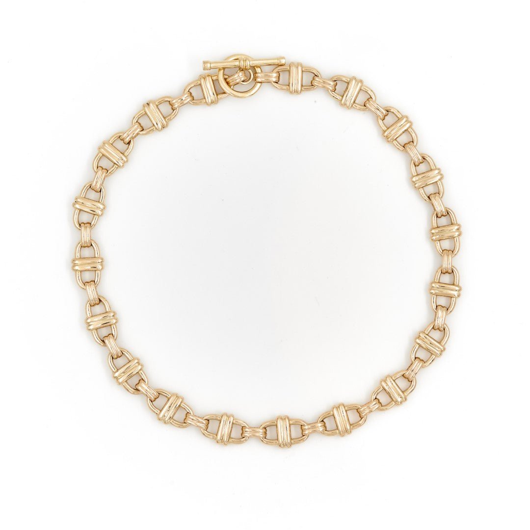 Collier Chaîne maille marine en or jaune - Castafiore