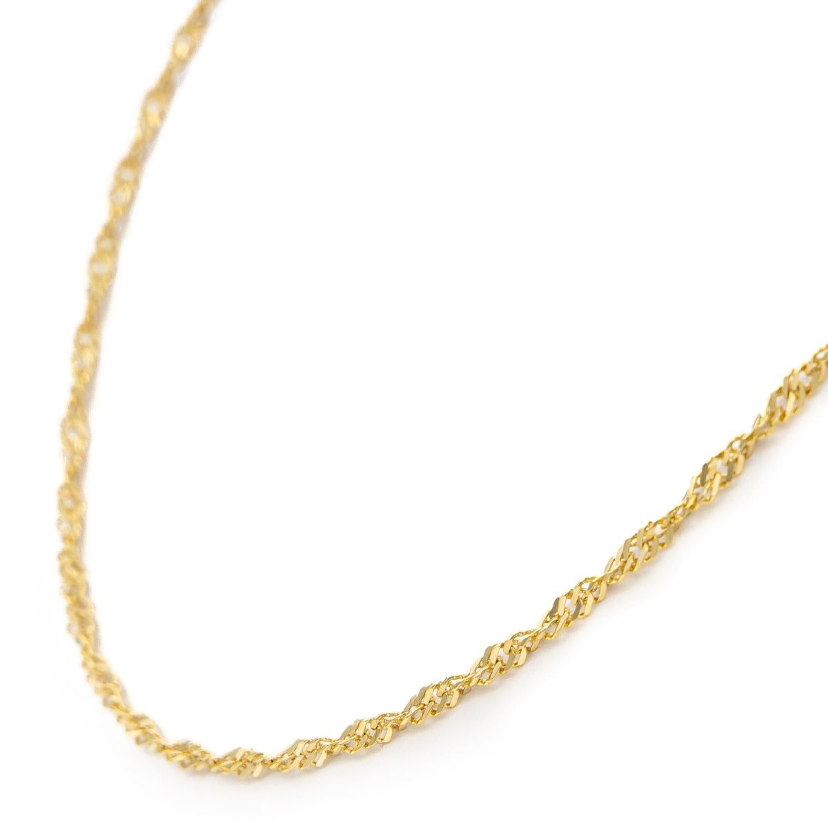Collier Chaîne maille torsadé en or jaune - Castafiore