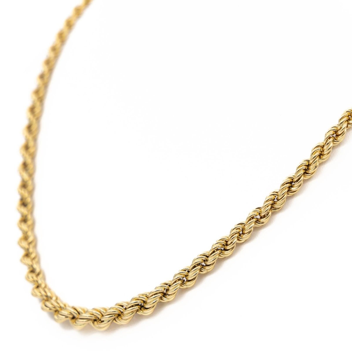 Collier Chaîne maille torsadé en or jaune - Castafiore