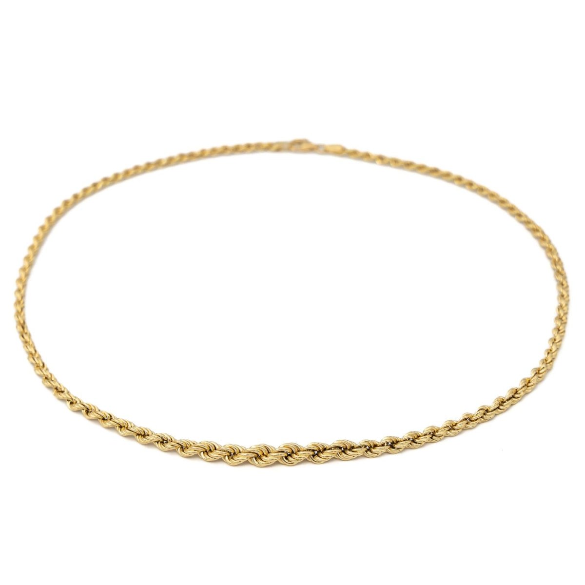 Collier Chaîne maille torsadé en or jaune - Castafiore