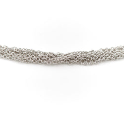 Collier Chaîne multiple en or blanc - Castafiore