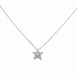 Collier CHANEL, "Comète Géode", or blanc, diamants - Castafiore