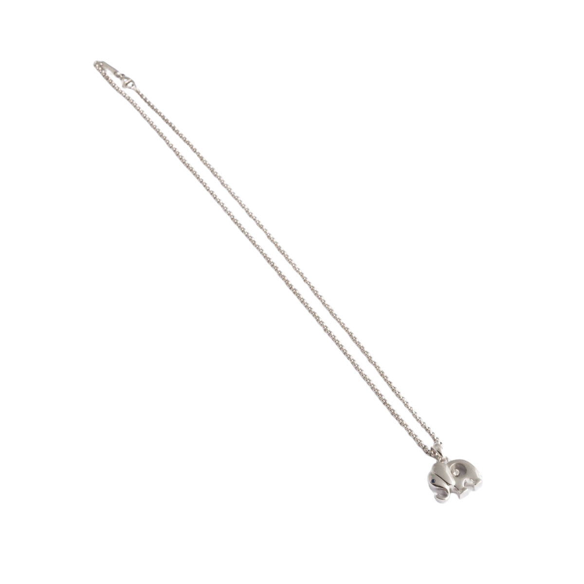 Collier CHOPARD "happy diamonds" en or blanc - Castafiore