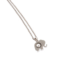 Collier CHOPARD "happy diamonds" en or blanc - Castafiore