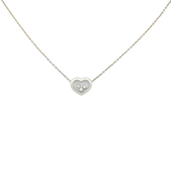 Collier Chopard, "Happy Diamonds", or blanc - Castafiore