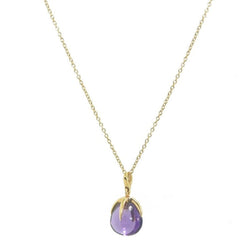Collier de la maison Pomellato modèle Veleno en or rose et améthyste - Castafiore