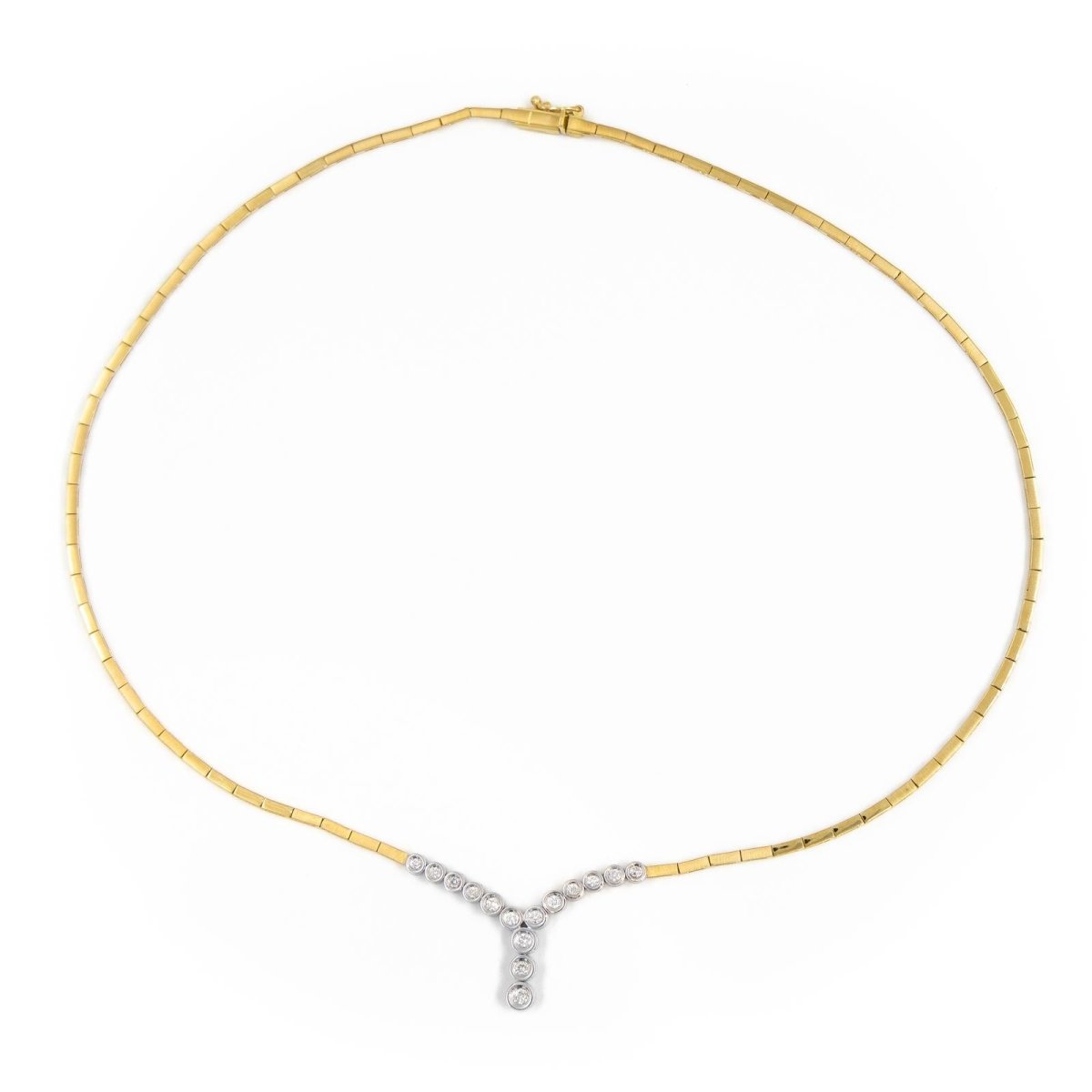 Collier en 2 ors et diamants - Castafiore