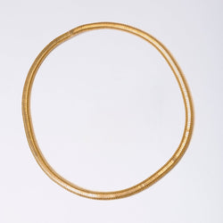 Collier en or jaune, maille plate - Castafiore