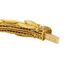 Collier Lalaounis "Epis" en or jaune et diamants - Castafiore