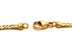 Collier Maille anglaise en or jaune - Castafiore