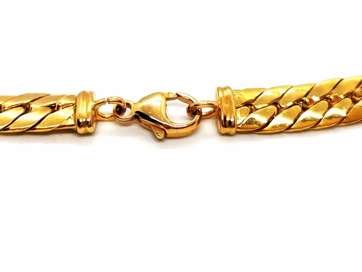 Collier Maille anglaise en or jaune - Castafiore