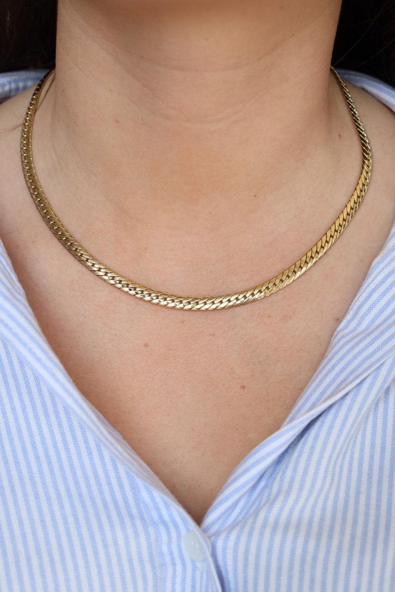 Collier Maille anglaise Or jaune - Castafiore