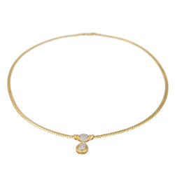 Collier Maille anglaise Or jaune Diamant - Castafiore