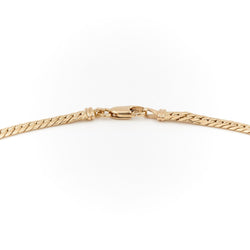 Collier Maille anglaise Or jaune Saphir - Castafiore