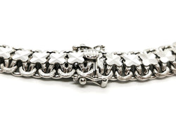 Collier Maille fantaisie en or blanc - Castafiore