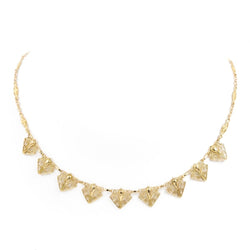 Collier Maille filigrane en or jaune - Castafiore