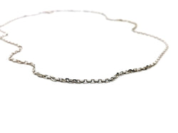 Collier Maille forçat Or blanc - Castafiore