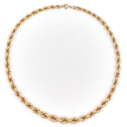Collier Maille torsadée en or jaune - Castafiore