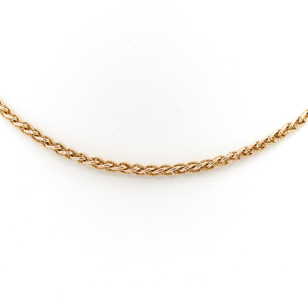 Collier Maille torsadée Or jaune - Castafiore