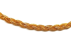 Collier Maille tressée Or jaune - Castafiore