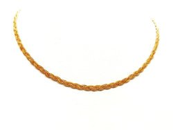Collier Maille tressée Or jaune - Castafiore