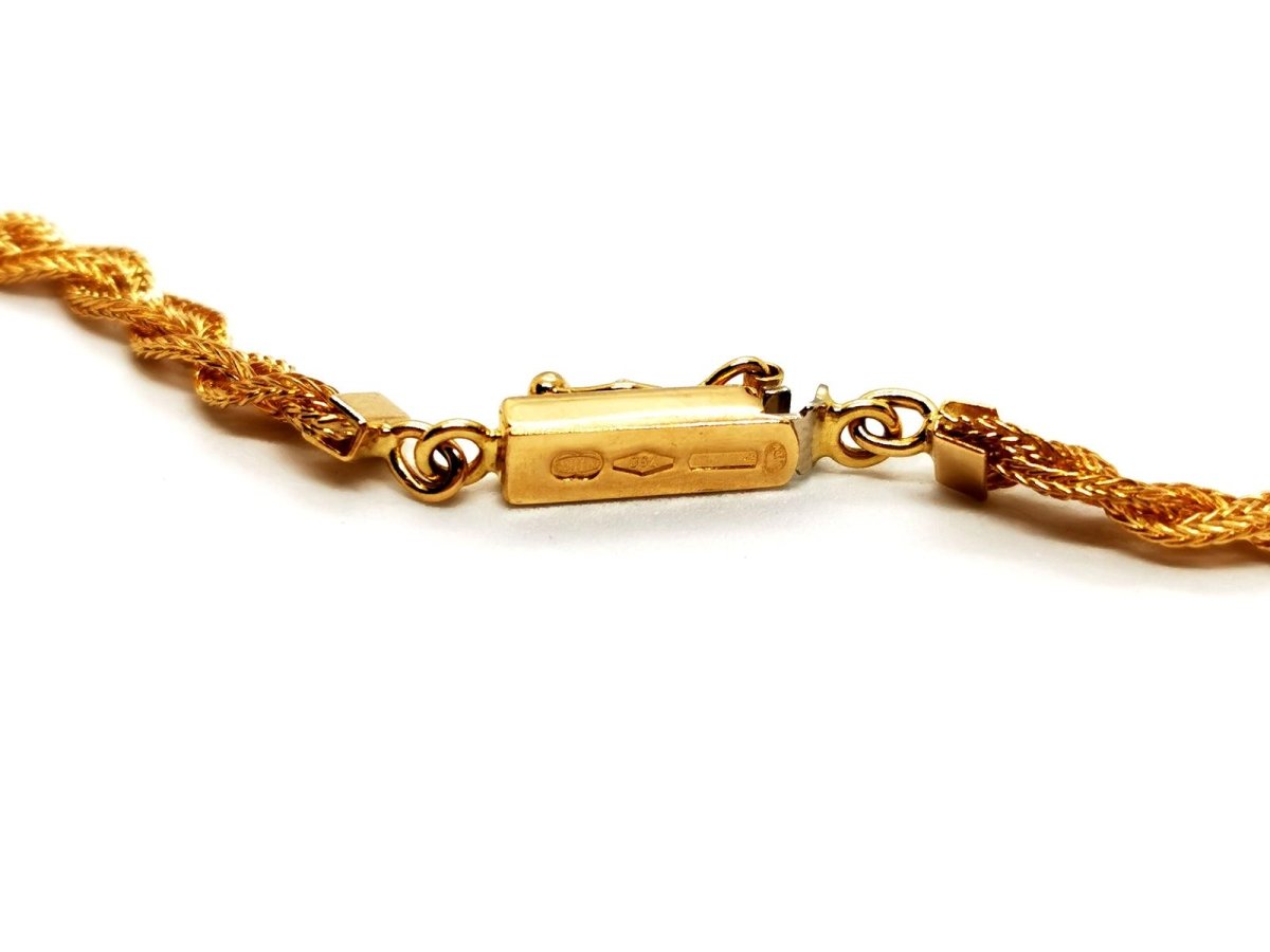 Collier Maille tressée Or jaune - Castafiore