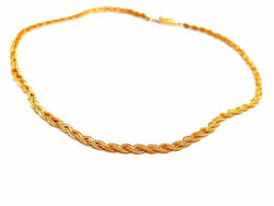 Collier Maille tressée Or jaune - Castafiore