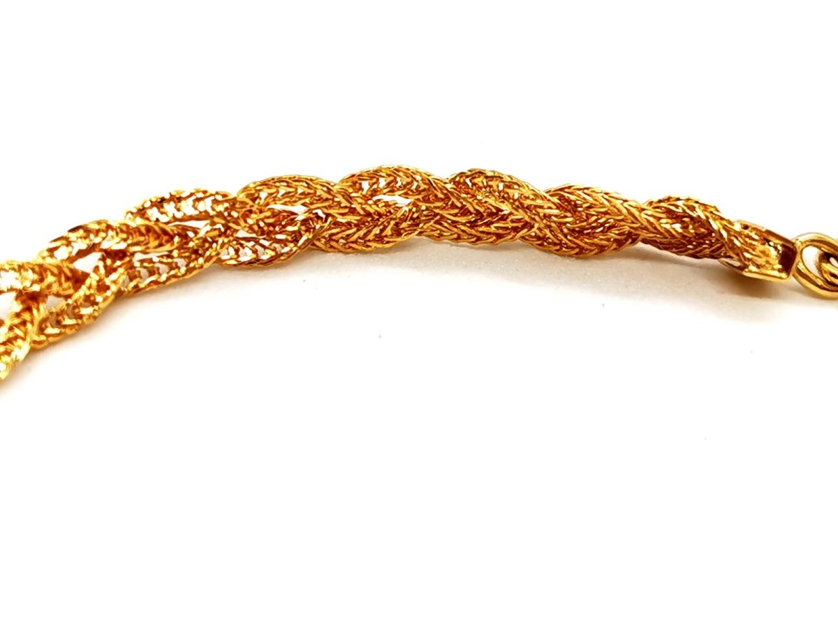 Collier Maille tressée Or jaune - Castafiore