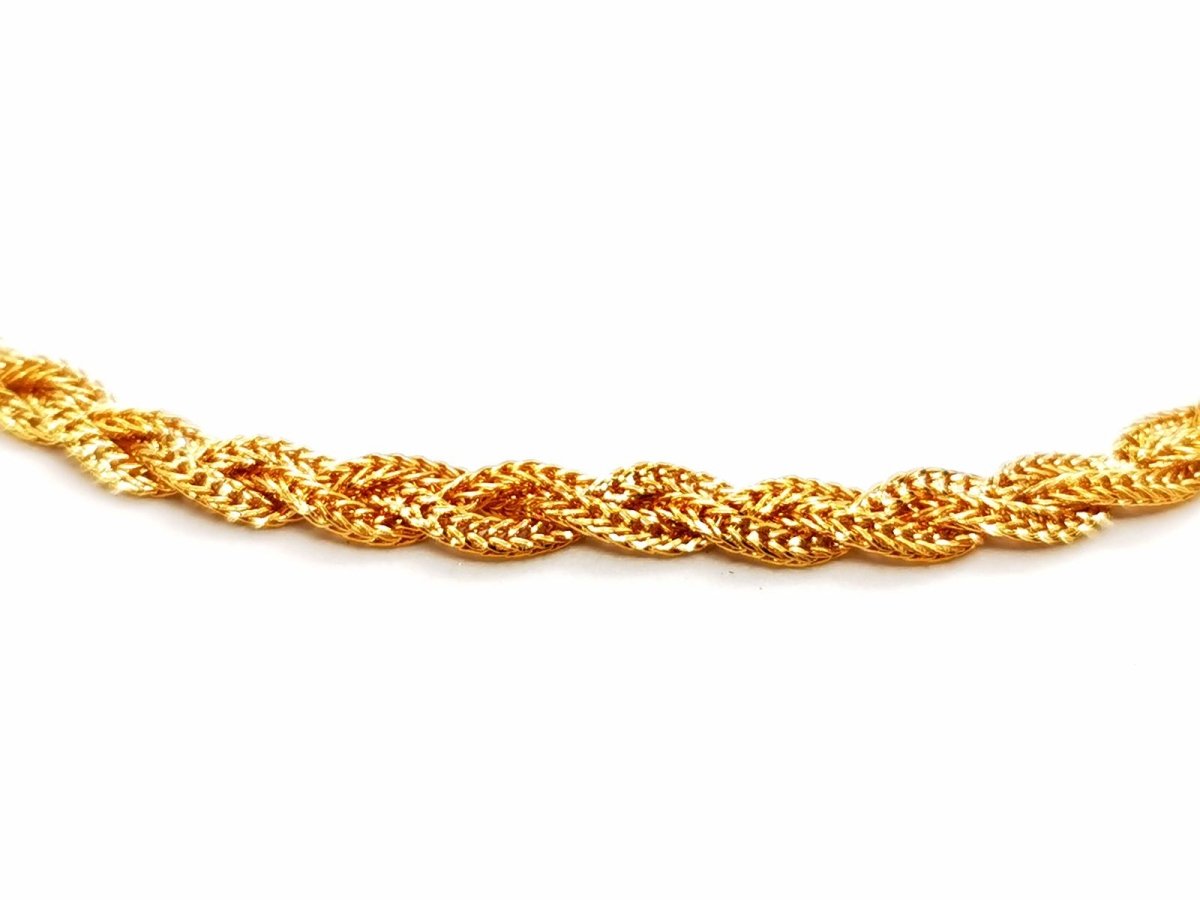 Collier Maille tressée Or jaune - Castafiore