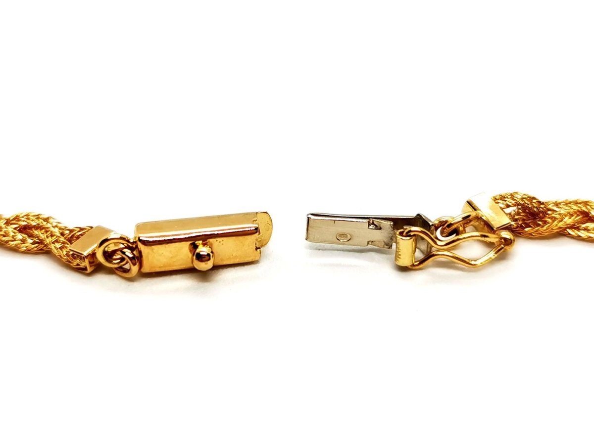 Collier Maille tressée Or jaune - Castafiore