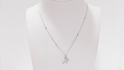 Collier Messika "Snake" en or blanc et diamants - Castafiore