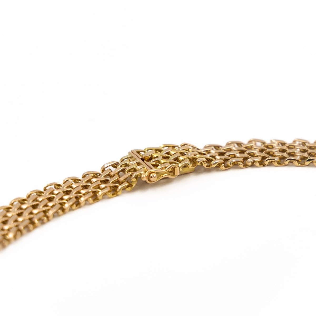 Collier Négligé en or jaune, platine et diamants - Castafiore