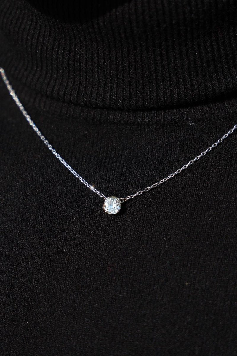 Collier Or blanc Diamant - Castafiore