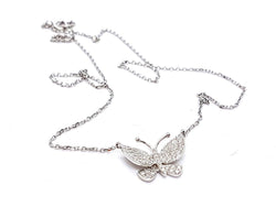 Collier Or blanc Diamant - Castafiore