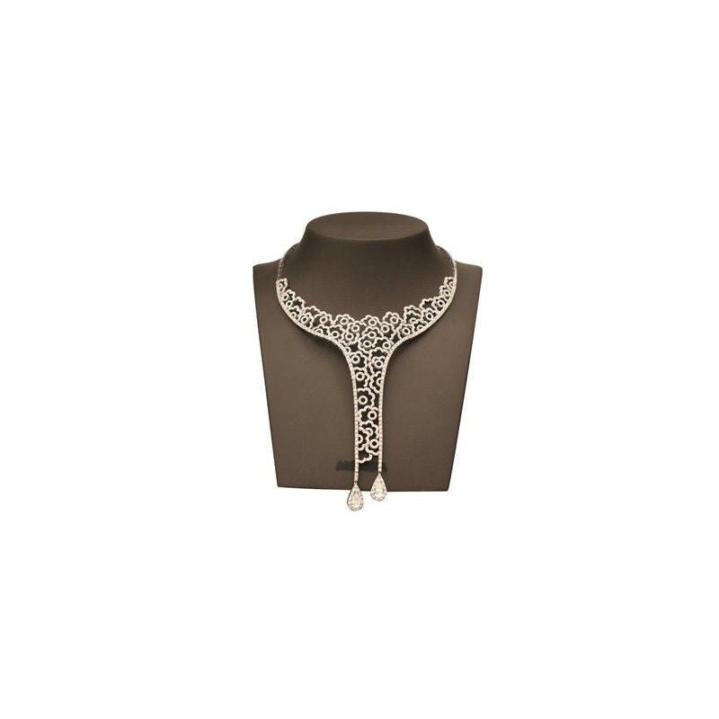 Collier or blanc diamants - Castafiore