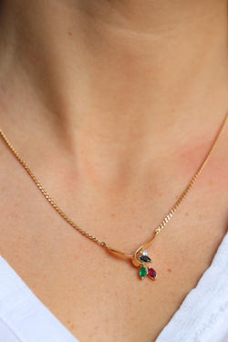 Collier Or jaune Diamant - Castafiore
